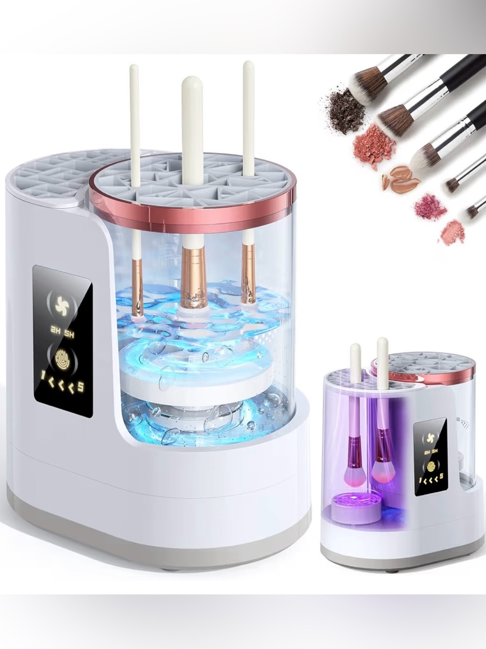 Electric Makeup Brush Cleaner 3-in-1